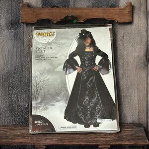 Child Spirit Halloween Victorian Vampiress Dress‎ Costume Large 12-14